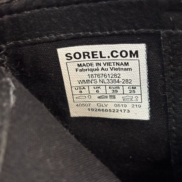 Sorel Women Cate Cut Out Bootie Ankle Boot Block Heel Round Toe Brown Size 8 - Picture 8 of 8